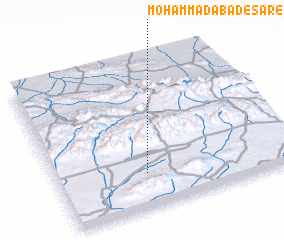 3d view of Moḩammadābād-e Sārebān