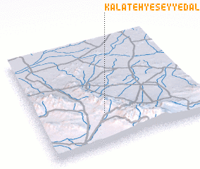 3d view of Kalāteh-ye Seyyed ‘Alī