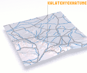 3d view of Kalāteh-ye Khātūmeh