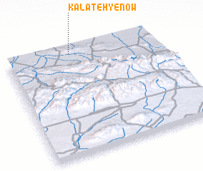 3d view of Kalāteh-ye Now