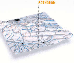 3d view of Fatḩābād