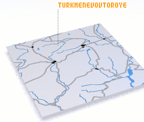 3d view of Turkmenevo Vtoroye