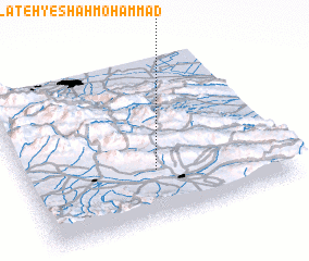 3d view of Kalāteh-ye Shāh Moḩammad