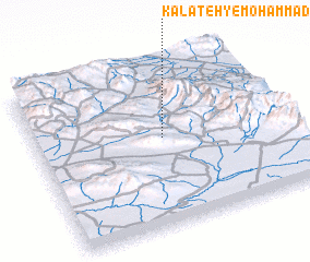 3d view of Kalāteh-ye Moḩammad Jān