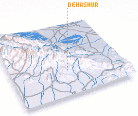 3d view of Deh ‘Ashūr