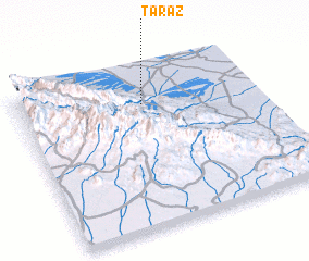 3d view of Ţaraz