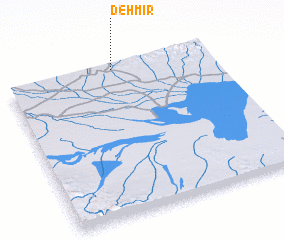 3d view of Deh Mīr