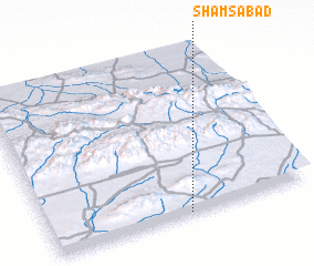 3d view of Shamsābād