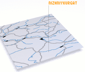 3d view of Nizhniy Kurgat