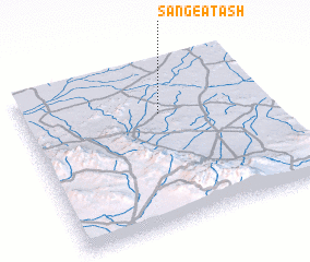 3d view of Sang-e Ātash