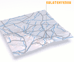 3d view of Kalāteh-ye Now