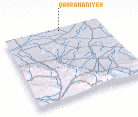 3d view of Qahramānīyeh