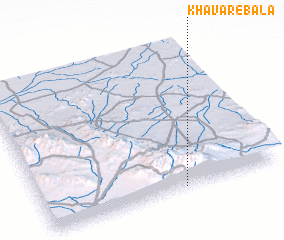 3d view of Khāvar-e Bālā