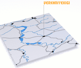 3d view of Verkhniye Kigi