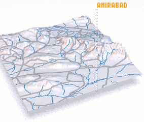 3d view of Amīrābād