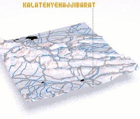 3d view of Kalāteh-ye Ḩājjī Barāt