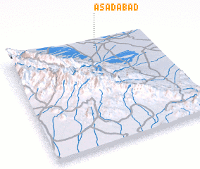 3d view of Asadābād