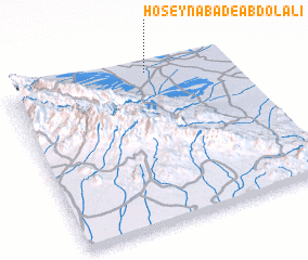 3d view of Ḩoseynābād-e ‘Abd ol ‘Alī