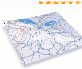 3d view of Moḩammadābād-e Kelūskī