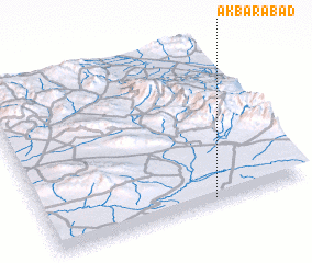 3d view of Akbarābād