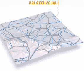 3d view of Kalāteh-ye Valī