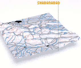 3d view of Sha‘bānābād