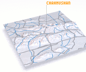 3d view of Chāh Mūshān