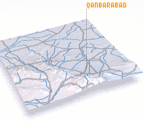 3d view of Qanbarābād