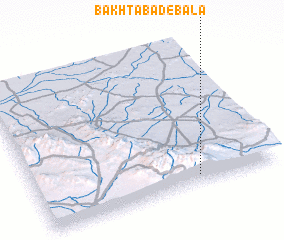 3d view of Bakhtābād-e Bālā