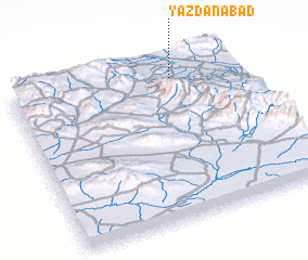3d view of Yazdānābād