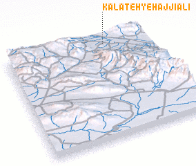 3d view of Kalāteh-ye Ḩājjī ‘Alī