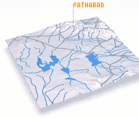 3d view of Fatḩābād