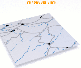3d view of Chërnyy Klyuch