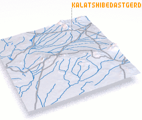 3d view of Kalāt Shīb-e Dastgerd