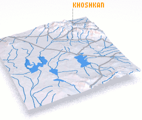 3d view of Khoshkān