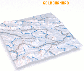 3d view of Gol Moḩammad