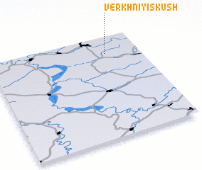 3d view of Verkhniy Iskush