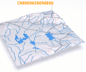 3d view of Chāh-e Hāshemābād