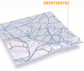 3d view of Dasht-e Bayāz