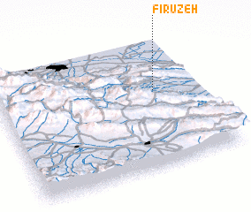 3d view of Fīrūzeh