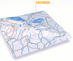 3d view of Naz̧ābād