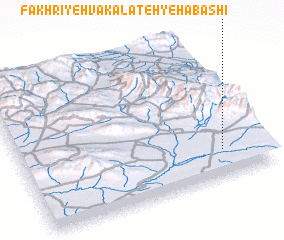 3d view of Fakhrīyeh Va Kalāteh-ye Ḩabashī