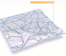 3d view of Mahābād-e Vasaţ