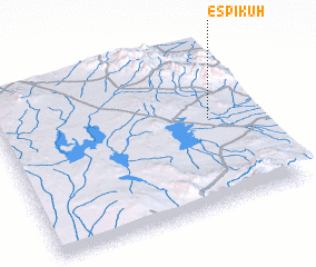 3d view of Espī Kūh