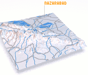 3d view of Naz̧arābād