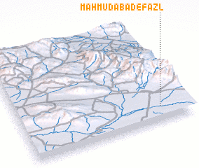 3d view of Maḩmūdābād-e Faẕl