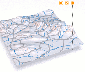 3d view of Deh Shīb