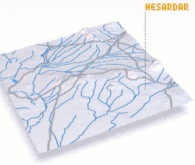 3d view of Ḩeşār Dār