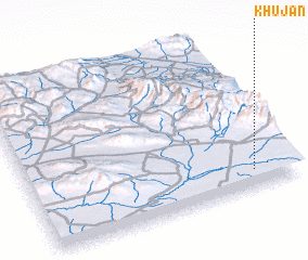 3d view of Khūjān