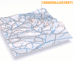 3d view of Chāh-e Ḩajjī ‘Eşmatī